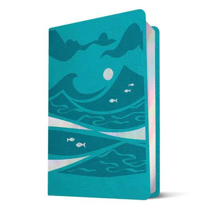 Biblia Go Para Niños Ntv Sentipiel, Verde Azulado