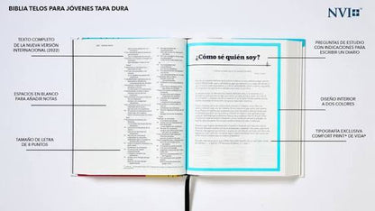 Biblia, Manual, Letra 9 Puntos, Rustica, Color Azul, Nvi