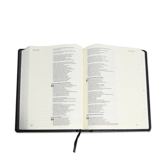 Biblia de apuntes tamaño personal, negro, símil piel sobre tapa dura/ RVR 1960