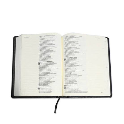 Biblia de apuntes tamaño personal, negro, símil piel sobre tapa dura/ RVR 1960