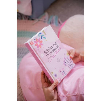 Biblia De Promesas Para Niñas, Tapa Dura, Rosa, RVR 1960