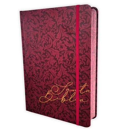 Biblia, Biblia De Apuntes, Tapa Dura, Vino Tinto, Canto Pintado, RVR1960