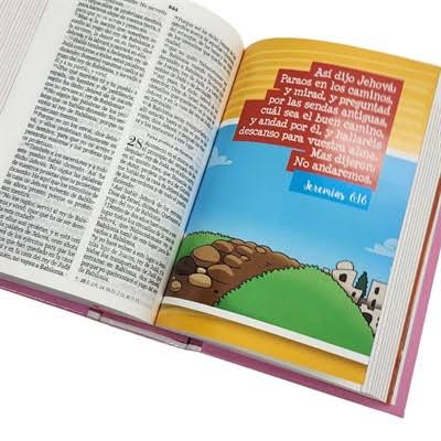 Biblia Mi Gran Viaje, Tapa Dura, Rosada, RVR 1960