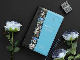 Biblia Rvr60 065Cz Héroes I/Piel Negro/Azul Con Cierre