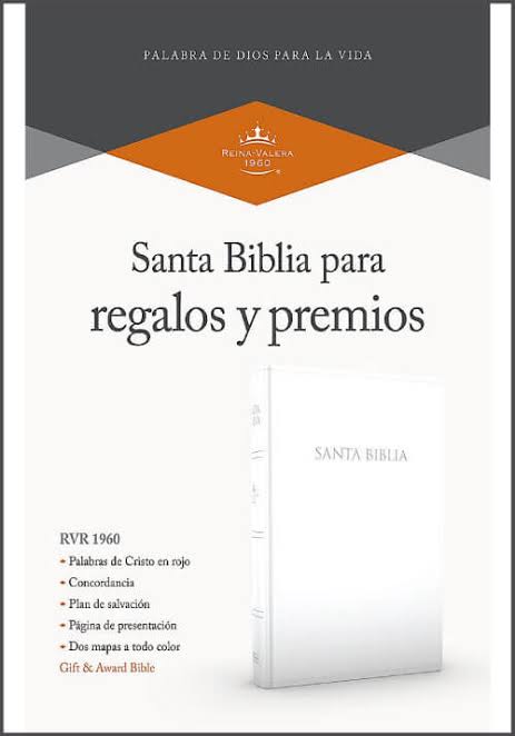Biblia Para Regalos Y Premios, Imitación Piel, Blanco, Rvr 1960