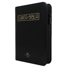 Biblia RVR 1960 - Negro Canto Dorado con Ayudas QR