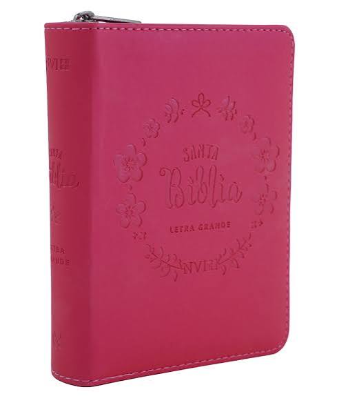 Biblia Fucsia Tornasolado Con Cierre - Nvi