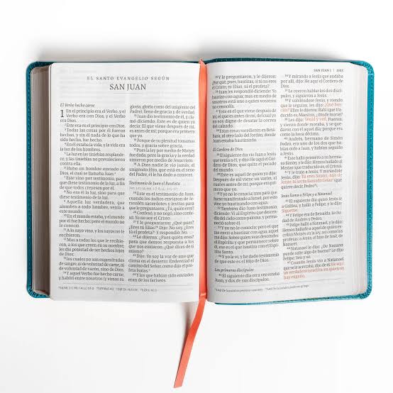 Biblia Letra Grande, Tamaño Manual, Floreada, Símil Piel, RVR1960