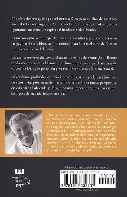 Libro La Recompensa Del Honor - John Bevere