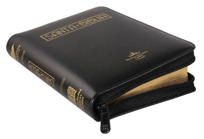 Biblia, Color Negro, Canto Dorado, Con Cierre, Rvr1960