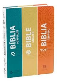 Biblia, Trilingue, Port, Ing, Esp, Tapa Tricolor, Rvc1981