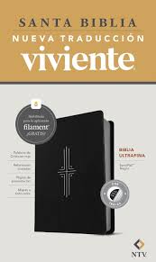 Biblia Ultrafina Ntv, Con Filament Sentipiel Negro Con Índice