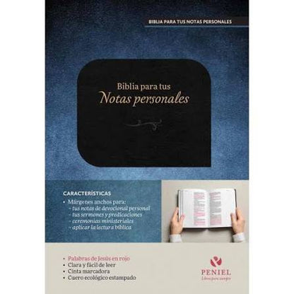 Biblia Para Tus Notas Personales, Negro - Nvi