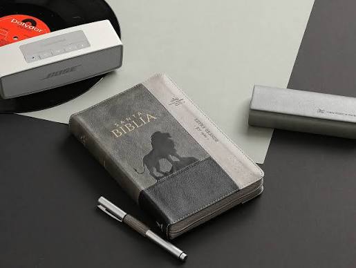 Biblia Letra Grande, Inspiración León Negro/Girs, RVR1965