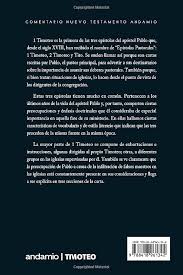 Libro 1 Timoteo Comentario Del Nt - David Burt