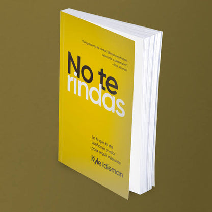 Libro No Te Rindas- Kyle Idleman