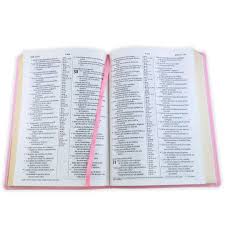 Biblia Referencia En Columna/ Rosa Sin Cierre/ L.G Con Filament, NTV
