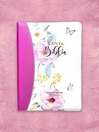 Biblia RVR060 068 cz Flores Rosas