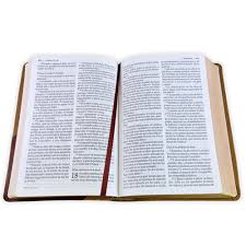 Biblia letra grande tamaño manual, café duotono, símil piel (edición 2023)/ RVR 1960