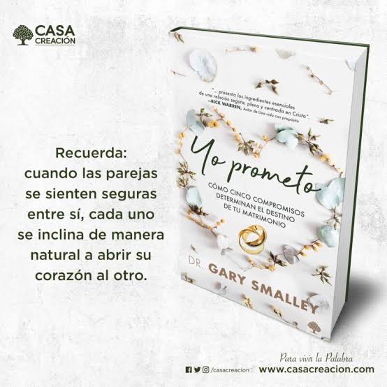 Libro Yo prometo: Cómo cinco compromisos determinan el destino de tu matrimonio - Gary Smalley