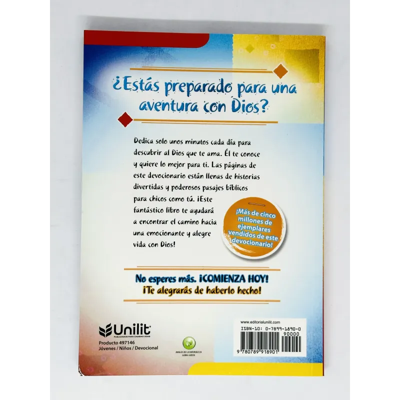 Libro Devocionario De Dios Para Chicos - Unilit