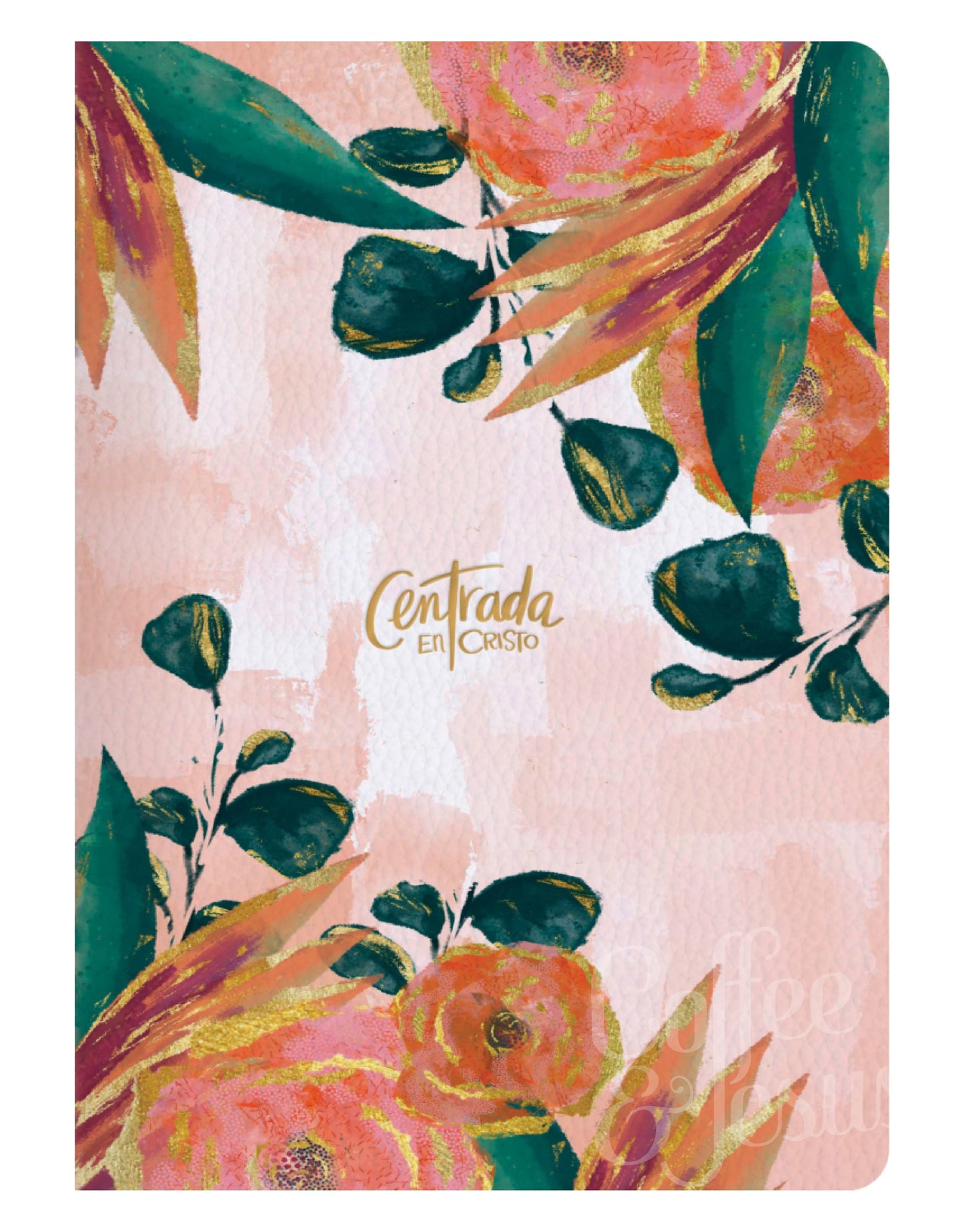 Biblia Centrada En Cristo Floral Imitación Piel, RVR 1960