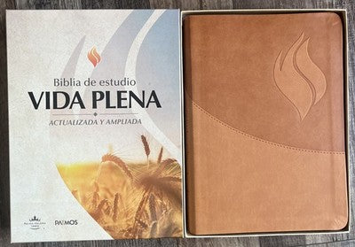 Biblia Vida Plena - Ampliada (Imitación piel marrón), Donald Stamps
