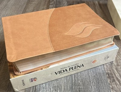 Biblia Vida Plena - Ampliada (Imitación piel marrón), Donald Stamps
